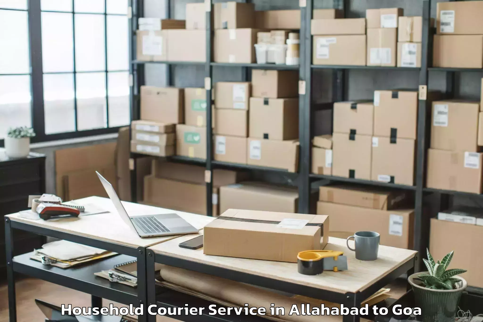 Quality Allahabad to Sanquelim Household Courier